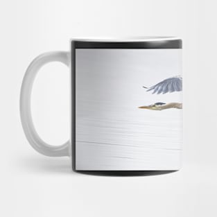 Great Blue Heron on Calm Waters Mug